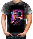 Camiseta Desgaste Stephen Hawking Físico Brilhante Gênio 2