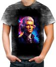Camiseta Desgaste Thomas Jefferson Presidente do EUA 2 Camiseta Desgaste Thomas Jefferson Presidente do EUA 2