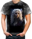 Camiseta Desgaste Vampira Sangue Noturna Morcego Lenda 3