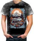 Camiseta Desgaste Viagem na Floresta Retrô 7