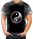 Camiseta Desgaste Yin Yang Simbolo Taoísmo Dualidade 10 Camiseta Desgaste Yin Yang Simbolo Taoísmo Dualidade 10