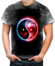 Camiseta Desgaste Yin Yang Simbolo Taoísmo Dualidade 7 Camiseta Desgaste Yin Yang Simbolo Taoísmo Dualidade 7