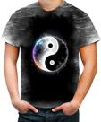 Camiseta Desgaste Yin Yang Simbolo Taoísmo Dualidade 9 Camiseta Desgaste Yin Yang Simbolo Taoísmo Dualidade 9