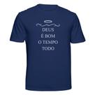 Camiseta Deus é Bom o Tempo Todo Cor:Azul MarinhoTamanho:P