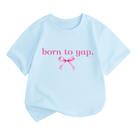 Camiseta Deyaidy Cute Bow para meninas, estampas engraçadas, de 5 a 6 anos Camiseta Deyaidy Cute Bow para meninas, estampas engraçadas, de 5 a 6 anos