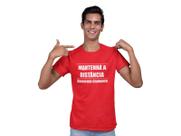 Camiseta Dia dos Namorados Cuidado Namorada Ciumenta Vermelho
