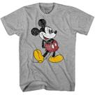 Camiseta Disney Mickey Mouse Classic Distressed Grey Heather