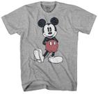 Camiseta Disney Mickey Mouse Distressed Look para homens Camiseta Disney Mickey Mouse Distressed Look para homens