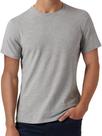 Camiseta DKNY Clásica de Algodón Suave con Cuello Redondo en Gris