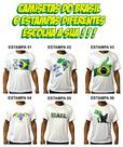 Camiseta do Brasil - Proteção Solar 50 - Escolha entre as 6 estampas disponíveis