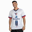 Camiseta do Fortaleza Tricolor de Aço Branca Masculina Oficial -