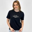 Camiseta Doce Trama T-Shirt Manga Curta Feminina