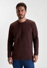 Camiseta docthos relaxed fit manga longa texturizada