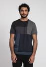 Camiseta Docthos Slim Tricot Bloco de Cores