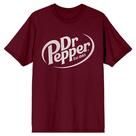 Camiseta Dr Pepper Est.1885 com logotipo masculino marrom 3XL