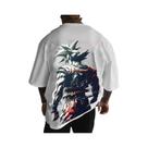 Camiseta Dragon Ball Goku Unissex Casual De Verão Manga Curta Solta Para Homens, Mulheres E Pais E