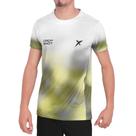 Camiseta Drop Shot Ralff Abreu W25 Branco Cinza e Amarelo Camiseta Drop Shot Ralff Abreu W25 Branco Cinza e Amarelo