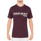 Camiseta Drop Shot Team 3.0 Roxa e Branca Camiseta Drop Shot Team 3.0 Roxa e Branca