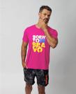 Camiseta Dry Cool Born To Be Bravo Rosa