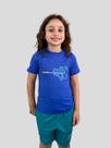 Camiseta Dry Cool Infantil Vector Manga Curta Royal