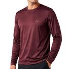 Camiseta Dry Cool UF50+ ML Masculina Vinho P - Conquista
