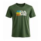 Camiseta dry fit game unissex com proteção uv