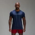 Camiseta Dry Fit Line Move Marinho Ashir - Alpha Co