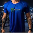 Camiseta Dry-Fit Masculina MONSTER com Elastano Secagem Rápida Treino e Academia Camiseta Dry-Fit Masculina MONSTER com Elastano Secagem Rápida Treino e Academia