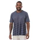 Camiseta Dry Moderna com Estampa Geométrica em Degradê Elite