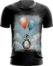 Camiseta Dryfit Bebê Pinguim com Balões Crianças 11