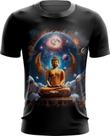Camiseta Dryfit Buda Universo Lótus Imortalidade 8 Camiseta Dryfit Buda Universo Lótus Imortalidade 8