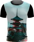 Camiseta Dryfit Castelo Japonês Samurai Ninja Japan 1