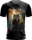 Camiseta Dryfit Coruja Ave Rapina Noturna Sabedoria 2