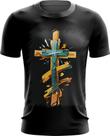 Camiseta Dryfit da Cruz de Jesus Igreja Fé 42