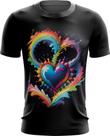 Camiseta Dryfit do Orgulho LGBT Coração Amor 10 Camiseta Dryfit do Orgulho LGBT Coração Amor 10