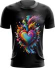 Camiseta Dryfit do Orgulho LGBT Coração Amor 22 Camiseta Dryfit do Orgulho LGBT Coração Amor 22