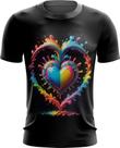 Camiseta Dryfit do Orgulho LGBT Coração Amor 8 Camiseta Dryfit do Orgulho LGBT Coração Amor 8
