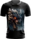 Camiseta Dryfit Dragão Dragon Chamas Infernal Fogo 6