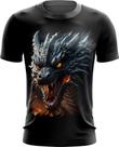 Camiseta Dryfit Dragão Dragon Chamas Infernal Fogo 8 Camiseta Dryfit Dragão Dragon Chamas Infernal Fogo 8