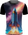 Camiseta Dryfit Foguete Espacial Space Rocket Espaço 4