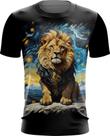 Camiseta Dryfit Leão Noite Estrelada Van Gogh 3