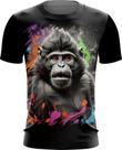 Camiseta Dryfit Macaco Monkey Ilustrado Vetor 5 Camiseta Dryfit Macaco Monkey Ilustrado Vetor 5