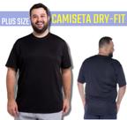 Camiseta Dryfit Plus Size Masculina Academia Treino Malha