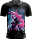 Camiseta Dryfit Raposa Humanóide Vaporwave 3