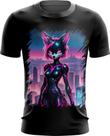Camiseta Dryfit Raposa Humanóide Vaporwave 6