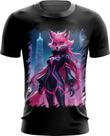 Camiseta Dryfit Raposa Humanóide Vaporwave 9
