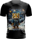 Camiseta Dryfit Tigre Noite Estrelada Van Gogh 5 Camiseta Dryfit Tigre Noite Estrelada Van Gogh 5