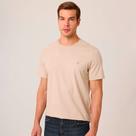 Camiseta Dudalina Essentials Color Pr26 Bege Claro Masculino