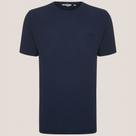 Camiseta Dudalina Texture Ou25 Marinho Masculino