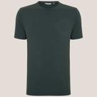Camiseta Dudalina Texture Ou25 Verde Masculino